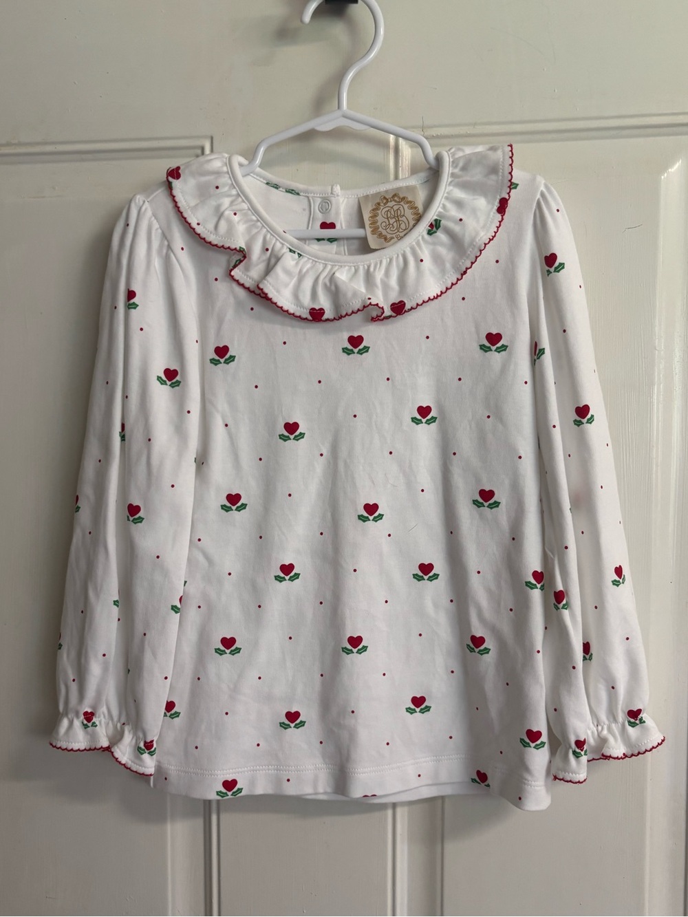 Size 6 The Beauford Bonnet Company Midway Micro Floral long sleeve shirt. In EUC